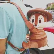 New Disney Chip and Dale Backpack Bag Backpack Plush Toy School Bags
