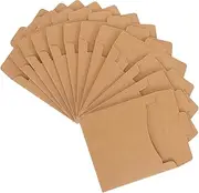 HOMSFOU 50pcs Paper CD Sleeves Durable DVD Storage Envelopes for Home Office Protective CD Covers to Prevent Dust and Scratches for Long Term Storage