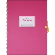 Maruman F4 sketch book art spiral 24 sheets thick paper drawing pink S314 - 08