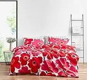 Marimekko 221453 Unikko Comforter Set Red King