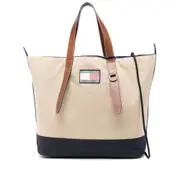 [Tommy Hilfiger] Tommy Hilfiger Logo-patch Tote Bag