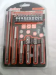 Horusdy 16 piece drive bit and socket adapter set (16 pieces) 1/4, 3/8, 1/2