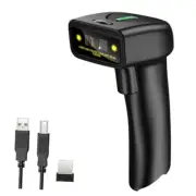 USB Wireless 1D Barcode Scanner, Handheld Laser Barcode 1D Wireless Scanner