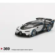Mini GT 1:64 Bugatti Vision Gran Turismo Diecast Model Car Silver