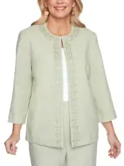 Alfred Dunner Springtime In Paris Jacket Plus 47630RE