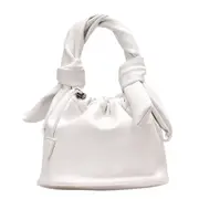 Casual Small Drawstring Bucket Bag Women Classic Texture Delicate Creative Chic PU Leather Crossbody Shoulder Handbags