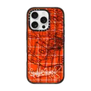 iPhone 16 Pro Impact Case RM Orange Grid