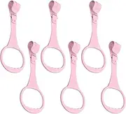 6Pcs Baby Pull Up Rings, Safe Hanging Plastic Walking Assistant Pull Up Rings Crib Accessories for Infant Baby Toddler Practice Tool Play Pen for Play Pen