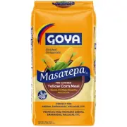 Goya Masarepa Yellow Corn Meal / Harina de Maiz Amarillo 35.2 Oz ( 1Kg)