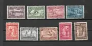 CONGO BELGA 1930, SERIE 50/58 MH.