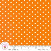 Moda SWEET MELODIES 21818 13 Orange Polka Dots AMERICAN JANE Quilt Fabric 30's