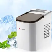 220V Commercial Ice Maker Portable Clear Cube Ice Machine Fr Restaurant Home New