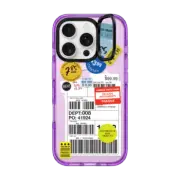 iPhone 16 Pro Impact Ring Stand Case MagSafe Compatible Label Sticker Design 2