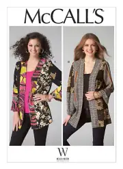 McCall's Sewing Pattern M7132 Melissa Watson Misses Kimono Jacket Size LG-XXL UC