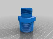 Male 1 inch NPT to GHT Hose Adapter