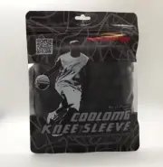 COOLOMG Pad Crashproof Basketball Leg Knee Long Sleeve Protector Gear, Black