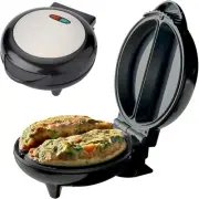 Black 750W Electric Deep Fill Omelette Maker Egg Cooking Machine
