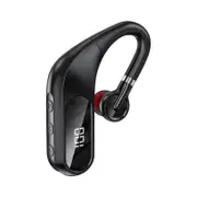KJ10 Wireless Bluetooth 5.0 Ear-Mounted Digital Display In-Ear Headphones For Business HD Calls - Black 2PCS - Black
