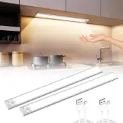 Under Counter Lights For Kitchen,2 PACK+42CM+Motion Sensor+Rechargeable Under...