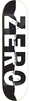 Zero Skateboards Logo Ripped Army Skateboard Deck - 8.5" x 32.3"