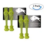 AVIMA Premium SPORTS LACES WITH LOCK – Elastic No Tie Shoelaces - Green - 2 Pack