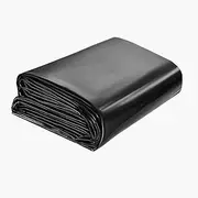 HDPE Black Flexible Water Garden Fish Pond Liner 5x12m 6x6m 7x8m 8x10m 10x15m Underlayment for Fish or Koi Pond, Waterfall Base, Water Features, Water Gardens, Fountains(5x7m(16.4x23ft))