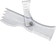 beard shaving template barber ruler beard grooming comb beard liner comb Beard Shaper facial hair mens beard goatee shaping tool beard styling comb tools for men Fashion man razor
