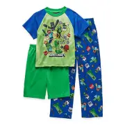 New Minecraft Top Shorts & Pants Pajama Set 6 8 10 12
