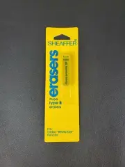 Set of 3 VTG NEW Deadstock SHEAFFER Type B Erasers For "Older White Dot Pencils"