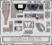 Eduard 1/48 Supermarine Spitfire Mk.Vb Cockpit+Seatbelt (Tamiya) FE256