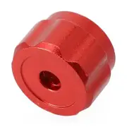 User Friendly Red Round Wheel Handle for Outdoor Faucets and Manifold Gauges