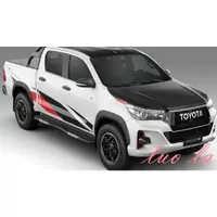 在飛比找蝦皮購物優惠-豐田 HILUX REVO GAZOO 賽車車身貼紙