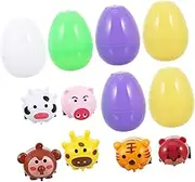 Totority 1 Set Animal Cart Eggs for Party Eggs Wrapping Boxes Egg Shape Present Boxes Chocolate Boxes Eggs present Boxes Eggs Boxes Plastic