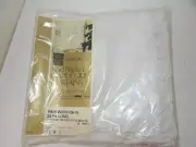 Vintage Winter White Cape Cod Curtains 58"W x 24" L Sears Roebuck NOS