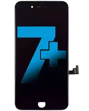 LCD Assembly With Steel Plate Compatible For iPhone 7 Plus (Aftermarket) (Black)