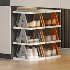 1 Set Slippers Shelf Space-saving Keep Tidy 2/3/4 Layers Flattie High Heel Shoes