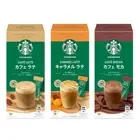 Starbucks Premium Mix Series 3Assort Set Latte/Caramel/Mocha 4Stick@Box Nestle