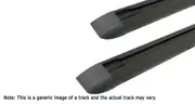 Rhino Rack CANOPY/UTE TRACK SET 1.6 MTR BLACK RTC16