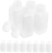 Anneome 12Pcs Bottles Sample Containers for Laboratories Chemical Use and Industry Material Cap Design Leakproof and Reusable