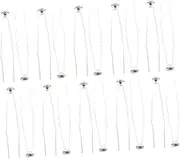Ipetboom Chignon Pins Set Pcs Pearl Hairpin u Shape Headpiece French Hair Fork for Elegant Wedding
