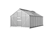 Greenhouse Aluminium Green House Polycarbonate Garden Shed 4.2x2.5M