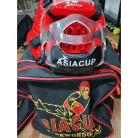 在飛比找蝦皮購物優惠-二手Asiacup 全套跆拳道專用護具3號