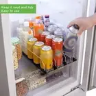 Adjustable Drink Push Back Organiser For Fridge & Kitchen Storage