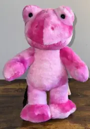 Build A Bear Workshop Pink Toadally Tie Dye Frog Plush~16” Tall~NEW With Tags!!!