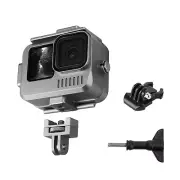 Aluminum Alloy Waterproof Case Protective Frame For GoPro 9/10/11 Black Camera M
