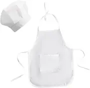 CATIEBYE Photo Props Chef Outfit Apron Newborn Boy Cook Costume Clothing Sailor Halloween Costume Hat White Apron Clothes Apron Photography Props