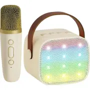 Portable Karaoke Machine Bluetooth Speaker with Microphone for Kids Singing