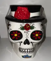 Ceramic Day Of The Dead Cookie Jar Infused With White Magick Mystery Box