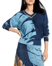 Nic+Zoe Twilight Front Easy Sweater