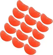 DIY Crafting Mini Fruit Models 40pcs Realistic PVC Grapefruit Charms for Phone Case Decor Hair Clip DIY Accessories
